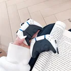 Креативные силиконовые чехлы для PS4 Airpods, модный брелок для геймпада, ударопрочный чехол для наушников, подвеска для сумки