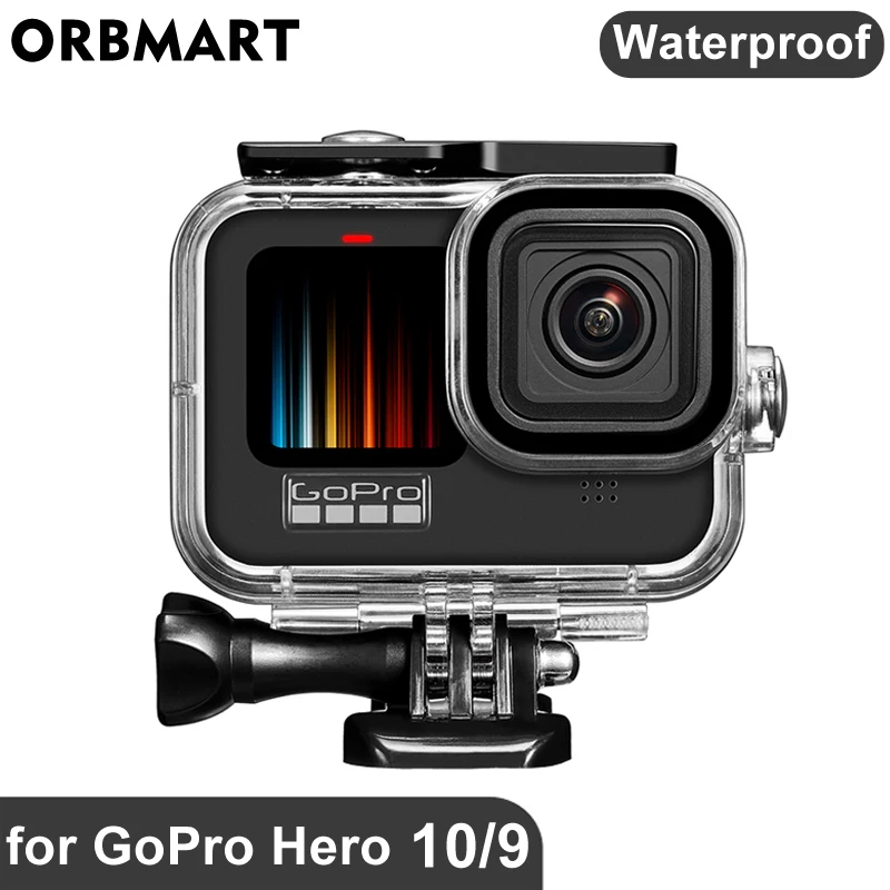 Waterproof Housing Case for GoPro Hero 11 10 9 Black Diving Protective Underwater Dive Cover for Go Pro 10 9 GoPro9 Accessories