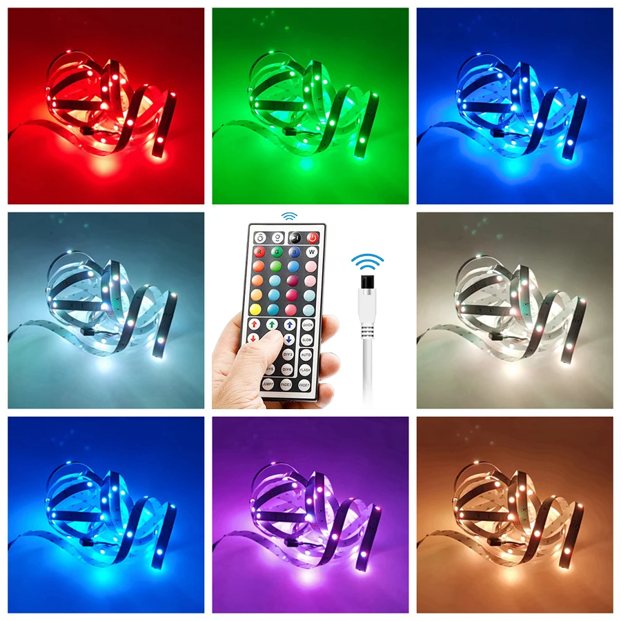 светодиодная лента 20м RGB Светодиодная 12 В неоновая лампа 5 м 10 20 18 светодиодов/метр