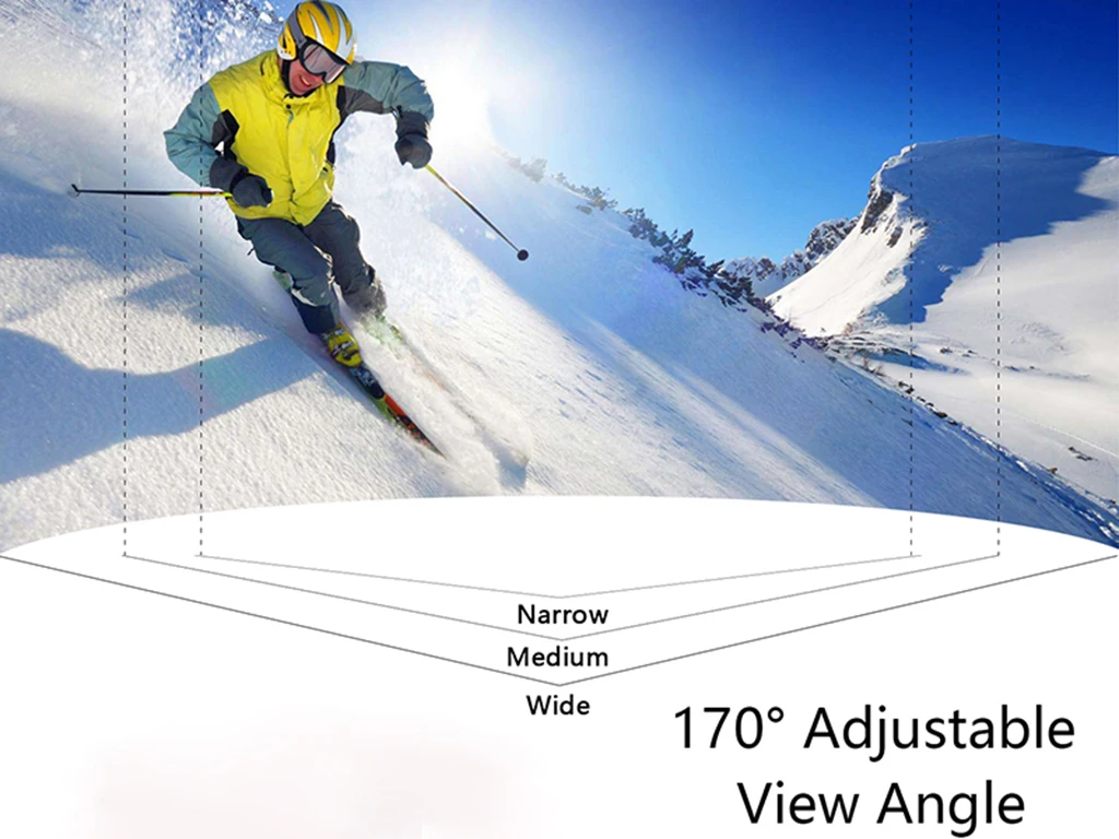 OnReal sport cam X2KS 2.0 inch screen 6axis gyroscope anti shake+ Electronic image stabilization ture 4K action camera car