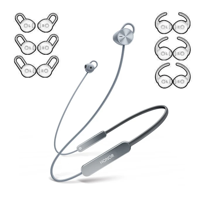 huawei Honor xSport PRO, беспроводные наушники с шейным ремешком, Bluetooth, 5,0, HiPair, быстрая зарядка, 18 h, воспроизведение, симметрия, ENC, IP55 - Цвет: Seagull Gray