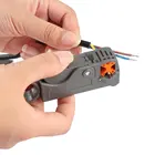 Плоскогубцы для зачистки проводов, инструмент для зачистки проводов, нержавеющая сталь, круглый нос, изолированный, электрический, прямой