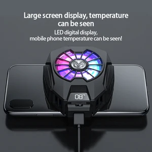 portable phone cooler for cell phone cooling fan gamepad mobile fan case radiator dl05 for iphone huawei xiaomi samsung gamming free global shipping