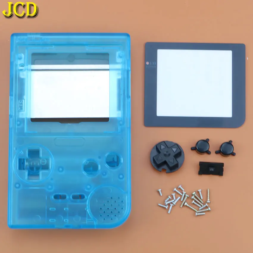JCD 1 шт. пластиковый Полный Чехол Корпус Замена корпуса для Gameboy Карманная игровая консоль для GBP Оболочка Чехол с кнопками комплект