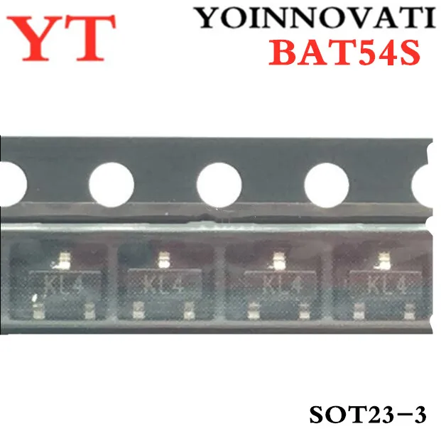 100 шт./лот BAT54S BAT54 KL4 SOT23 IC лучшее качество. | Электронные компоненты и