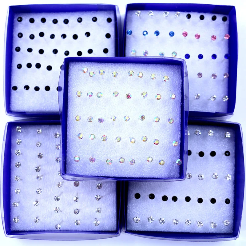 

New Small Earrings Hypoallergenic Korean Style Simple Girl Temperament Earrings Jewelry Boxed Ladies Gift 2021 Fashion Trends