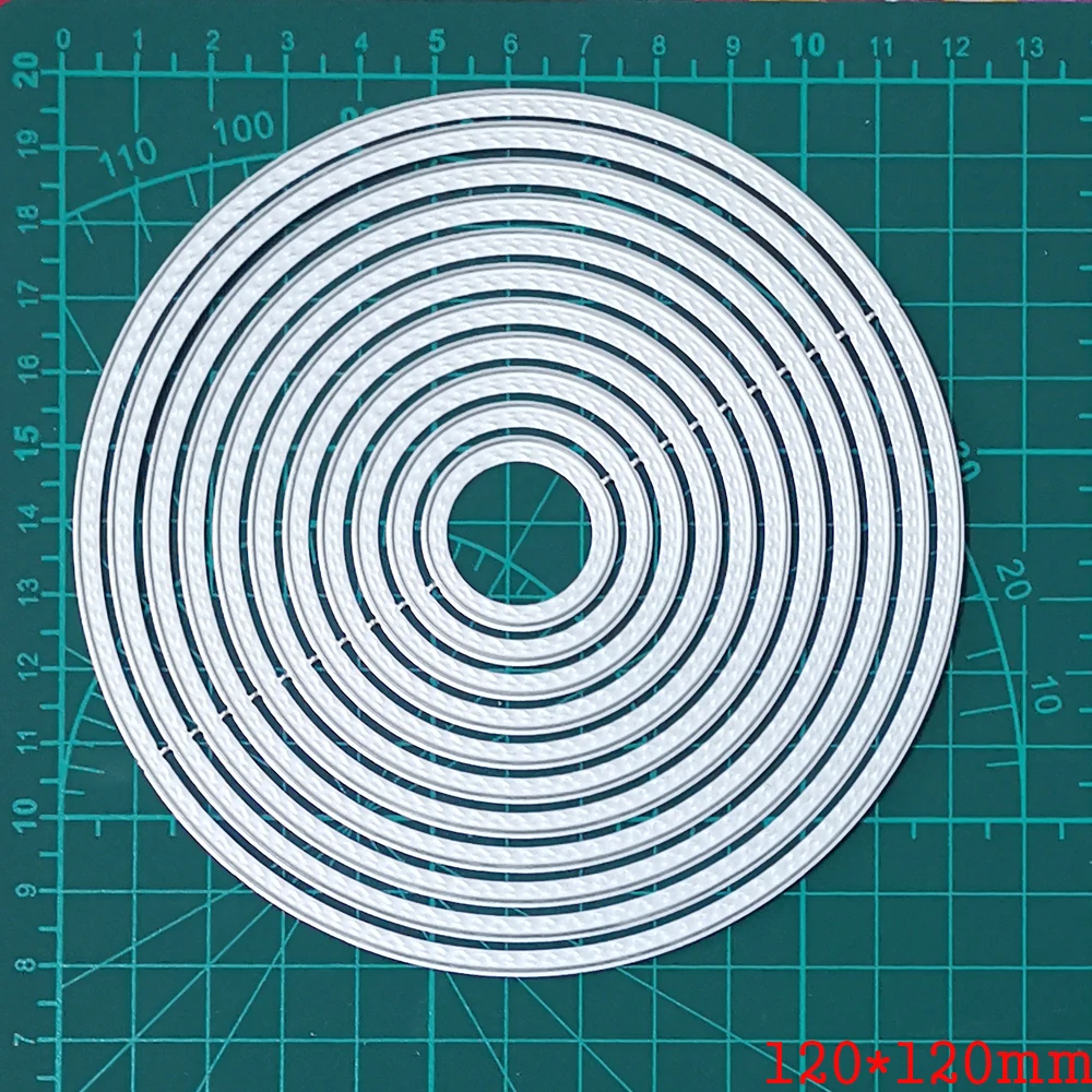 

Layer Round Frame Metal Cutting Dies Craft Border Die Stencils for DIY Scrapbook album Decorative Embossing diy Paper Cards