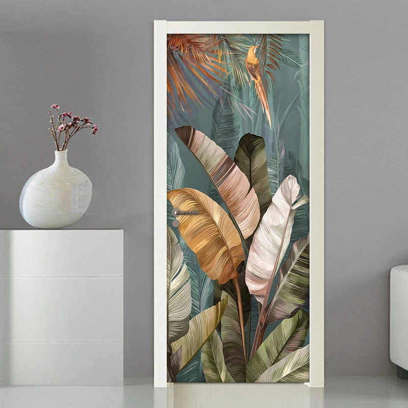 Самоклеящиеся наклейки на дверь водонепроницаемые ПВХ обои декор стену