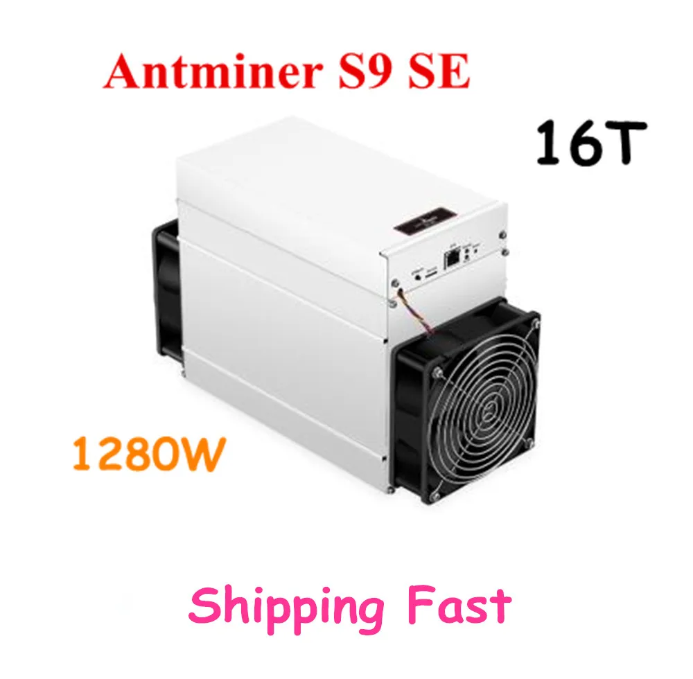 

Asic USED AntMiner S9 SE 16TH/S Bitcoin BCH BTC Miner Better Than S9 13.5t 14t S9j 14.5t S9k S11 S15 S17 T9+ T17 WhatsMiner M3