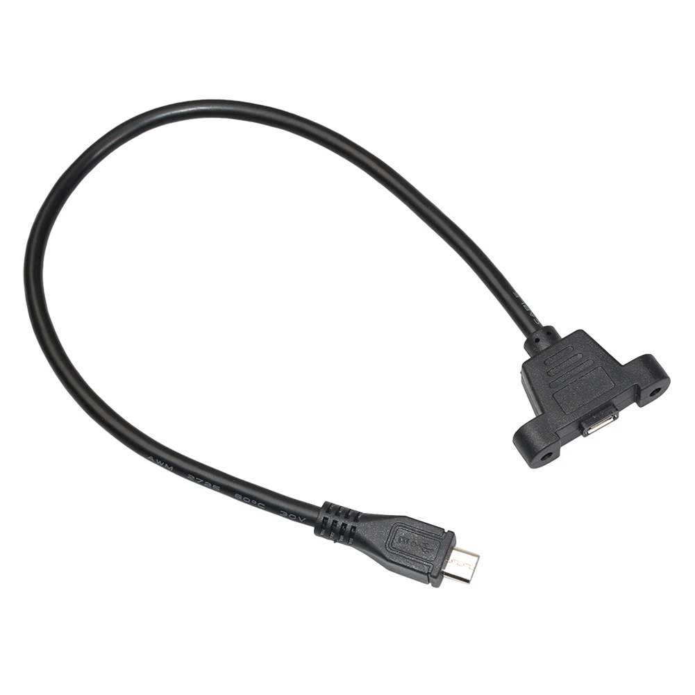 Разъем для крепления на панель Micro USB Удлинительный кабель штекер гнездо 5Pin шнур