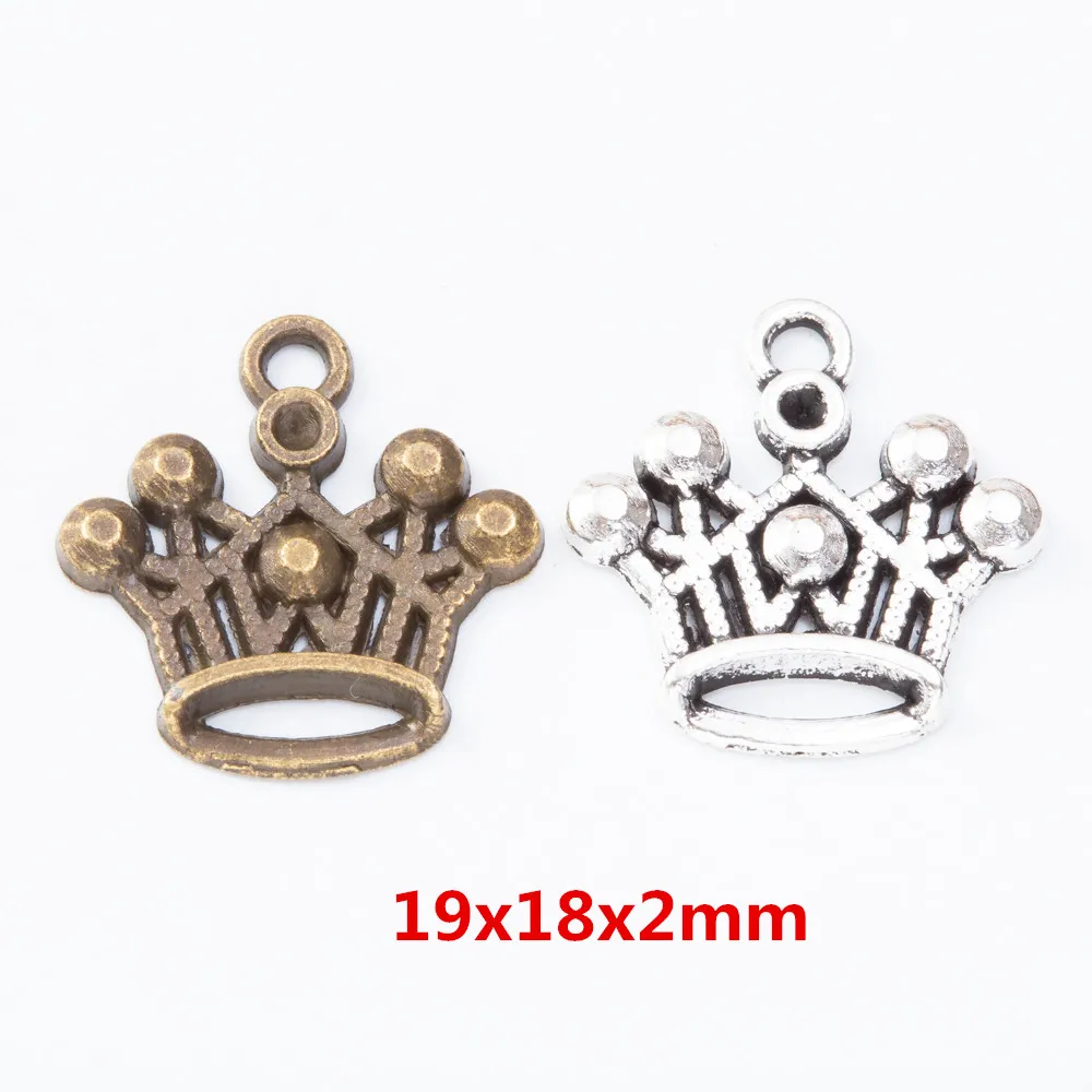 60 шт. подвеска в виде короны из цинкового сплава