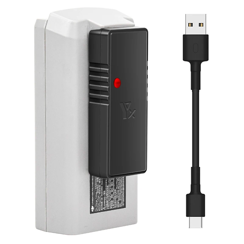 

5V 3A цифровой USB QC3.0 быстрого Зарядное устройство с TYPE-C зарядный кабель для передачи данных для DJI Mavic Pro Mini 2 Сменные аксессуары