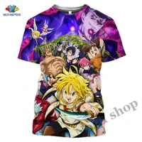 anime 3d print t shirt men the seven deadly sins nanatsu no taizai women fashion t shirt harajuku tees shirts homme tshirt a67