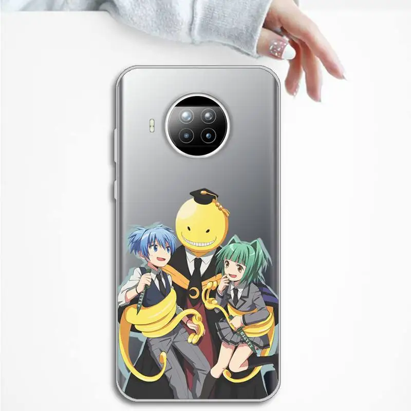 

Assassination Classroom Phone Case Transparent Clear for Xiaomi Redmi note 10 t 8 9 pro lite 11