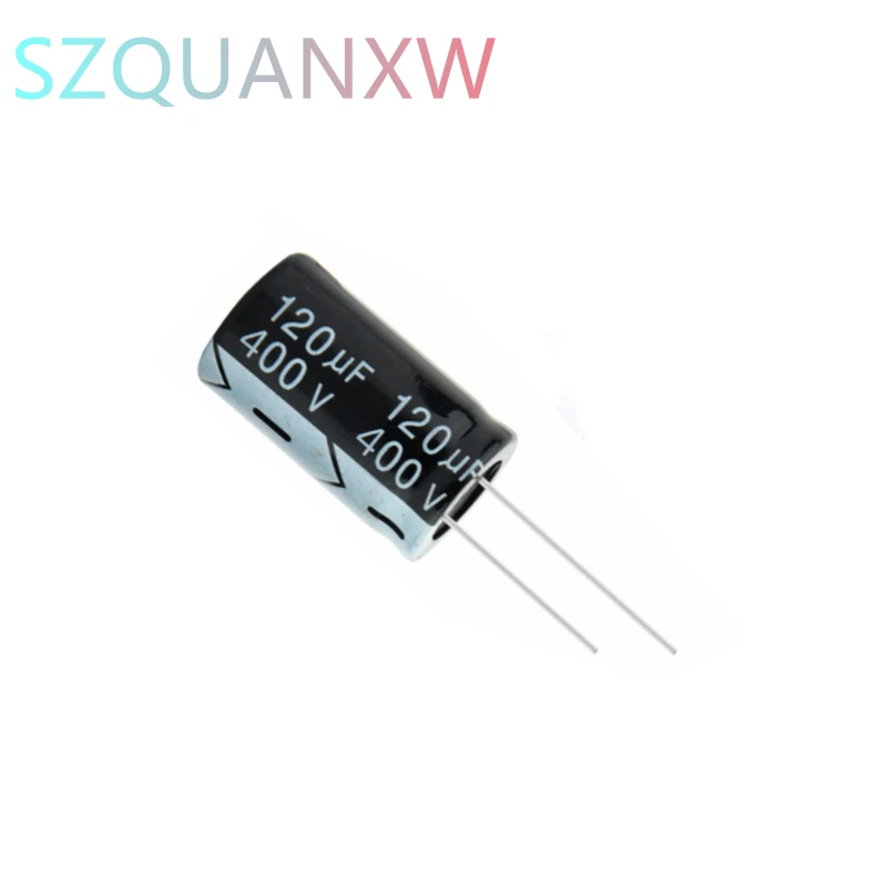 

5PCS Electrolytic capacitor 400V120UF 18*30mm aluminum electrolytic capacitor 400V 120UF