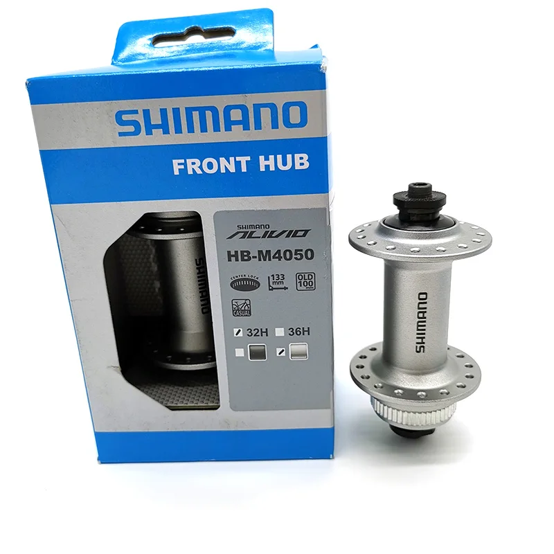 Shimano ALIVIO HB M4050 MTB велосипед дисковый тормоз ПЕРЕДНЯЯ СТУПИЦА 32H черный/серебристый