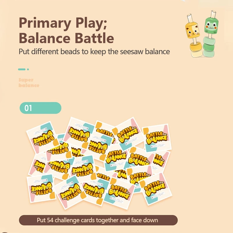 

Educational Toys Balance Battle Match Board Game and You Can'T Beat Fun Game Kids to Learn and Play Gift for Kids Toy