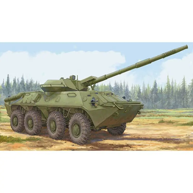 Trumpeter 09536 1/35 советский противотанковый пистолет 2S14 Zhalo-S 85 мм - комплект масштабной