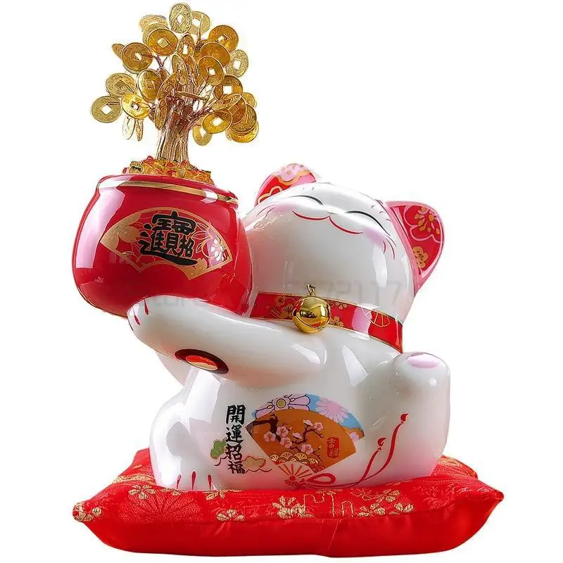 

Копилка фэн-шуй в виде кошки на удачу