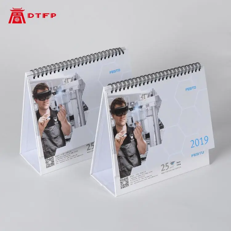 Бумажный материал для всех размеров Рабочий стол печати на заказ календарный