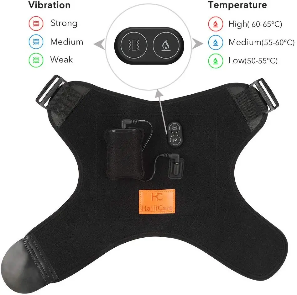 Беспроводное массажное устройство для терапии плеч вибрирующее снятия мышечной