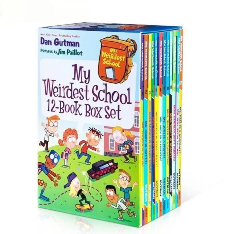 

12 Books My Weird (Season 2)School Seas Daze Box Set English Books for Children Kids Story Comic Book