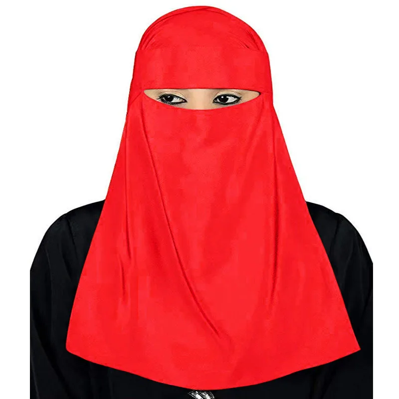 Муслиновый ребристый хиджаб из джерси в масках вуаль шапочки под для женщин