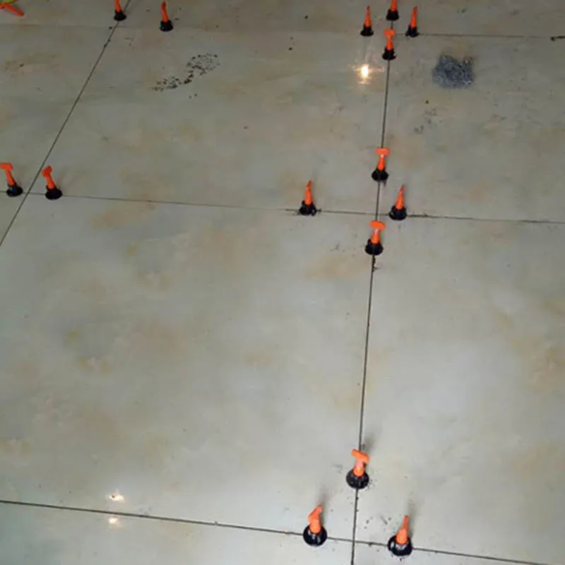 

50Pcs/Set Practical Tool Plastic Flat Ceramic Leveler Floor Construction Tools Wall Level Tile Leveling System Kits