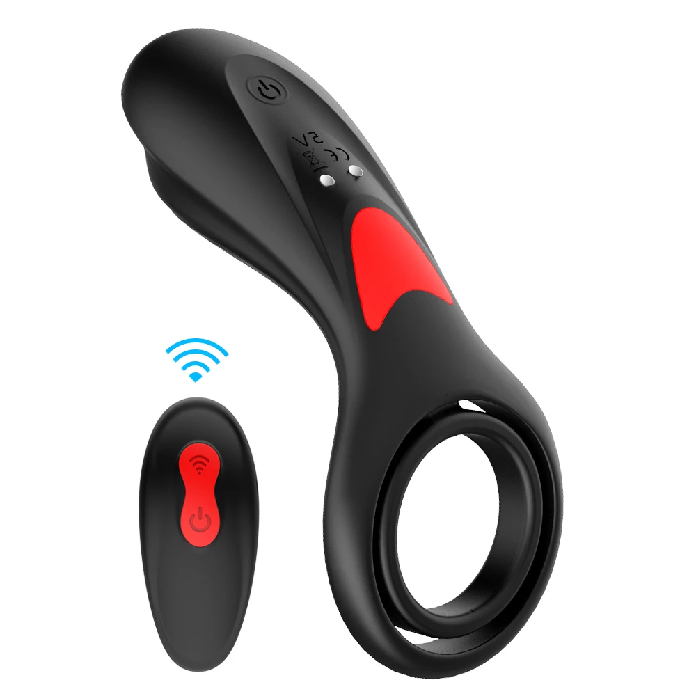 Вибрирующее кольцо на пенис секс игрушки для пар с дистанционным управлением