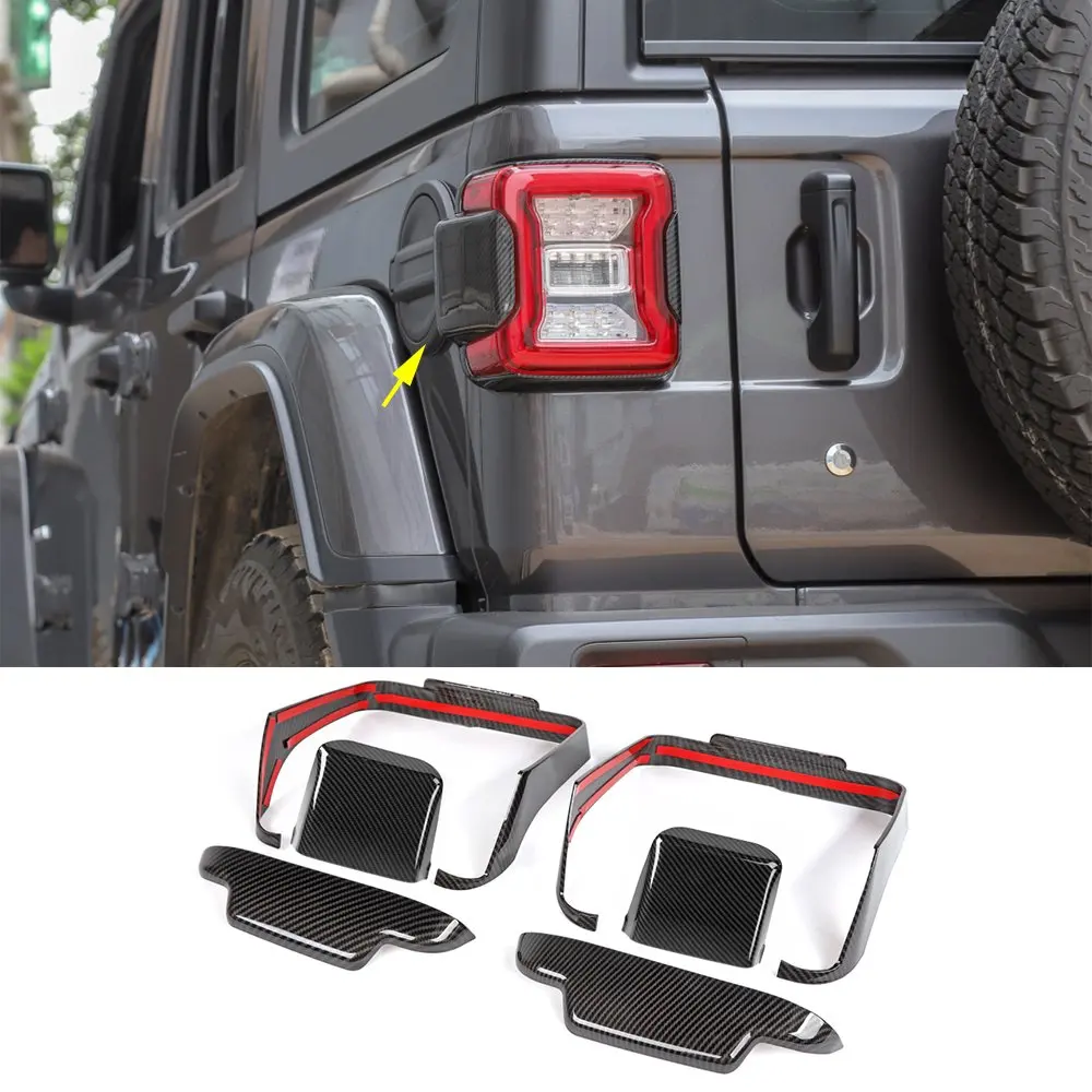 ABS Rear Tail Light Lamp Guard Cover Trim Protector for Jeep Wrangler JL 2018-2019 | Автомобили и мотоциклы
