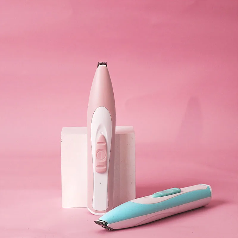 

USB Dog Cat Foot Hair Trimmer Pet Grooming Electrical Hair Clipper Shaving Trimming clipper shaver Pet foot hair scissors blade