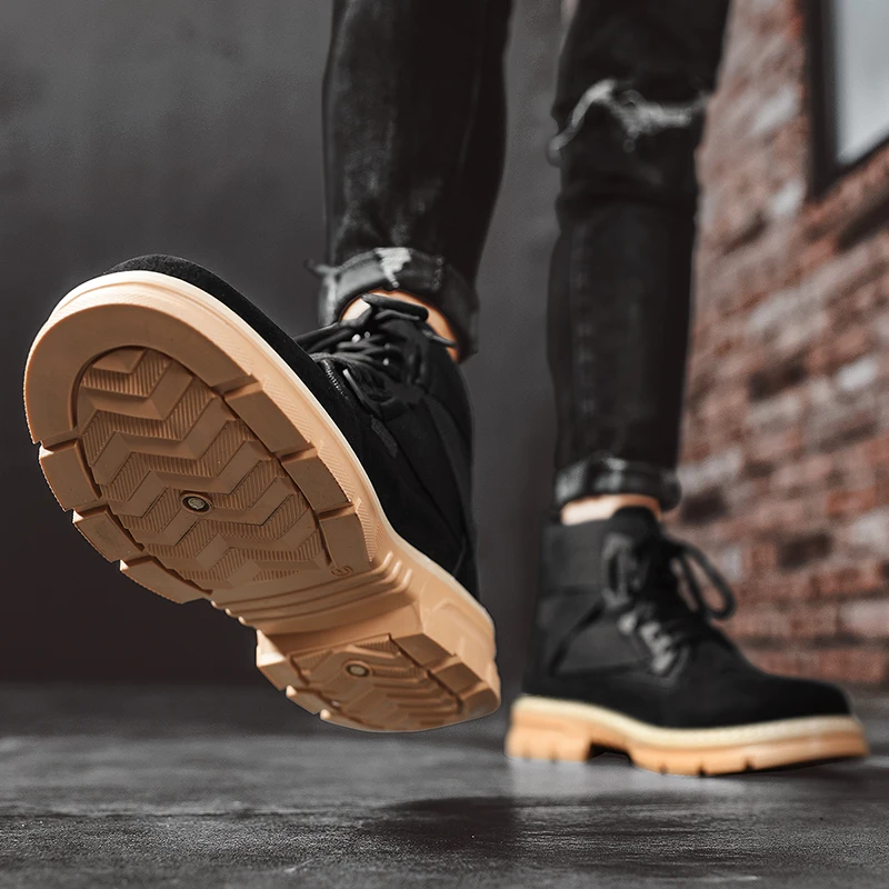 Men Hiking Shoes winter boots Waterproof Breathable Tactical Combat Boots Desert Training Sneakers Shoes Men Anti-Slip Trekking