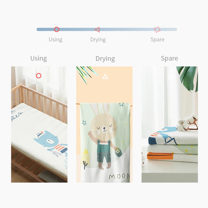 BabyGreat/простыни для новорожденных; мягкие матрацы для малышей; приятные для кожи; с рисунком; Детские простыни; постельные принадлежности