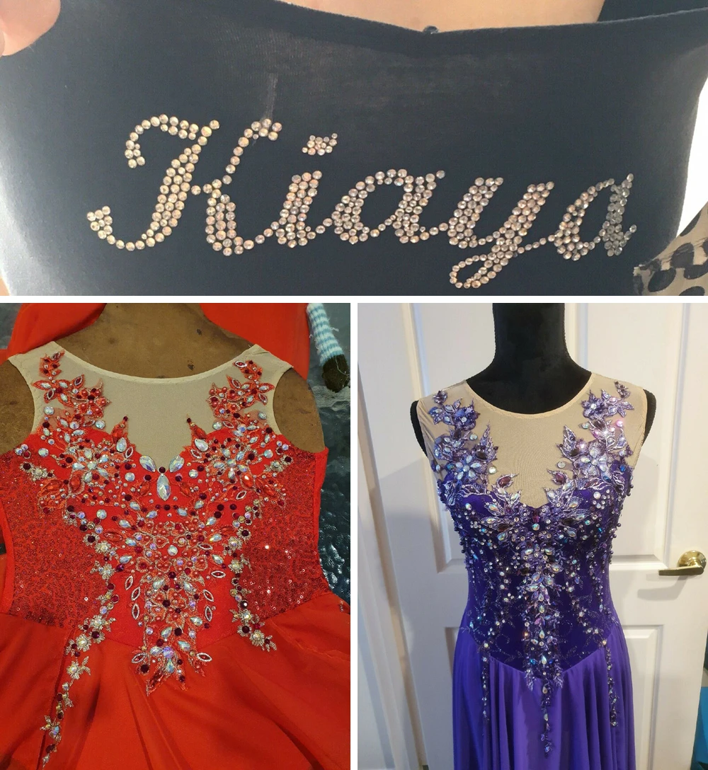 Кристалл AB без горячей фиксации Стразы/плоский задний клей на драгоценных камнях