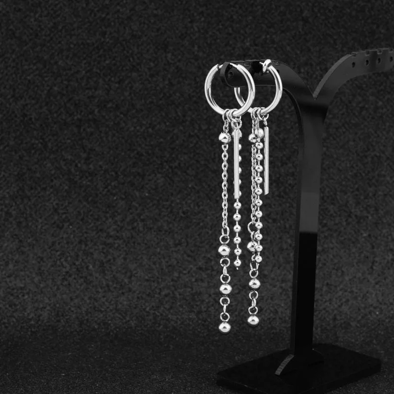 Kpop с корейской звездой v Модные мужские и женские нишевые длинные серьги