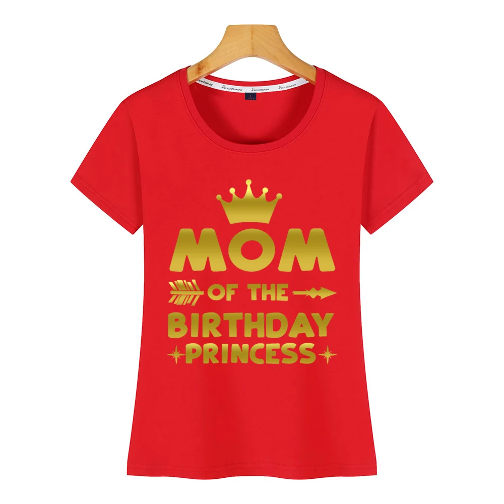 Топы футболка для мамы и дочки дня рождения праздничные платья принцессы девочек