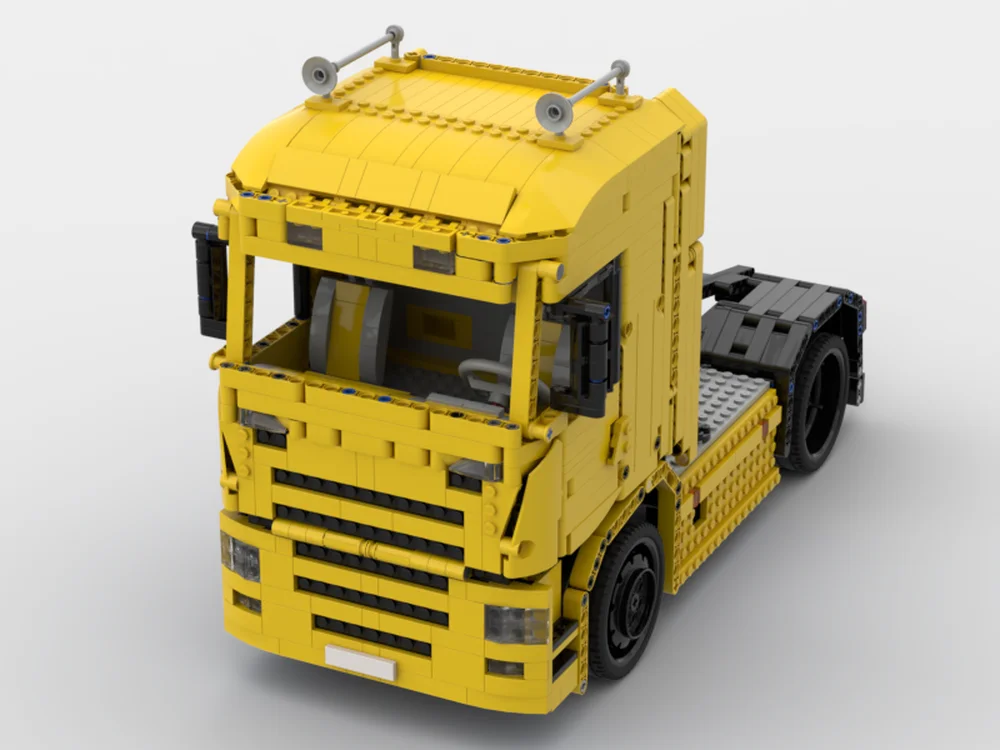 

2021 NEW Technology building block MOC particles scaniains tractor remote control truck assembly toy model boy birthday gift