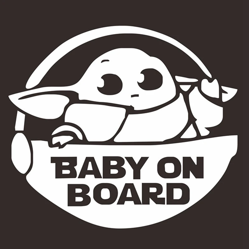 

Lifelike "Baby In Car&quot Kids Baby On Board Car Decals Vinyl Stickers Family Auto Cover Baby Protect KK13*13cm