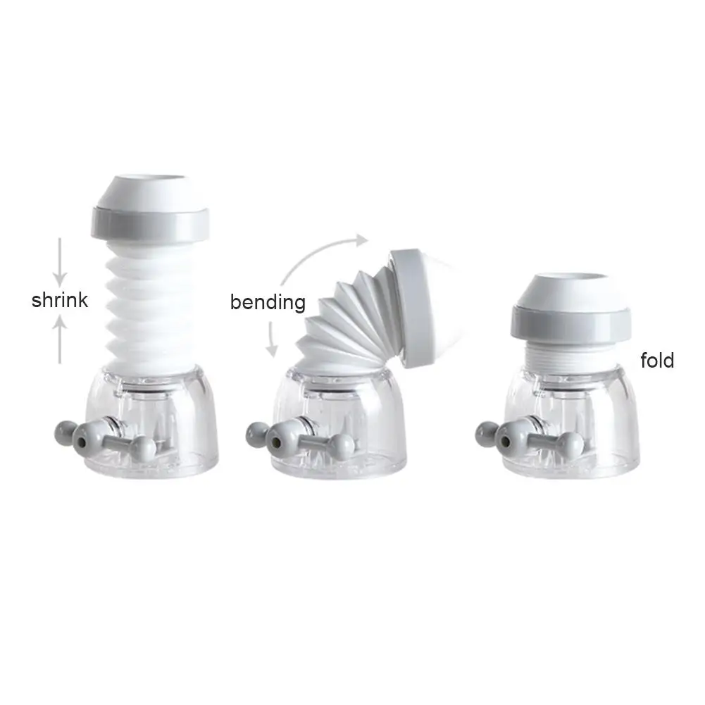 360 Degree Rotatable Nozzle Faucet Filter Nozzle Kitchen Faucet Splash 3 Mode Nozzle Faucet Filter Extended Water Saving Device