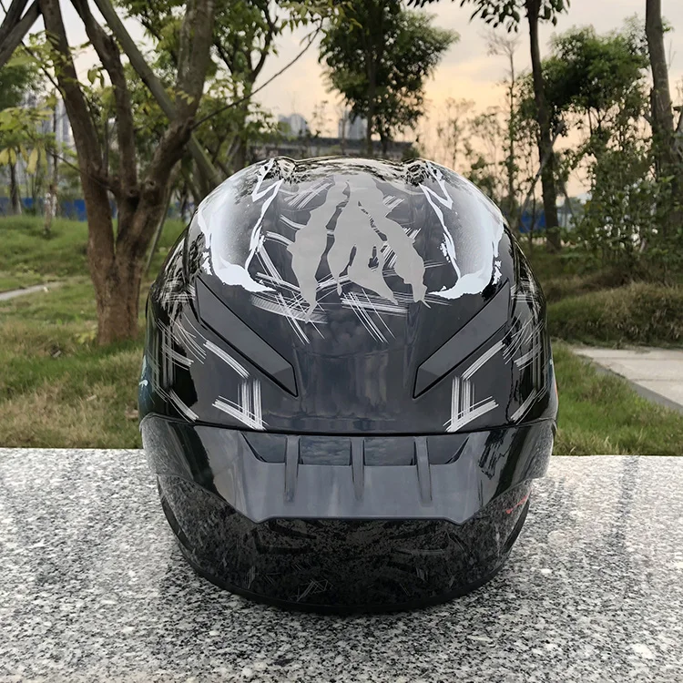 Мотоциклетный шлем на все лицо Веном с большим спойлером | Автомобили и мотоциклы