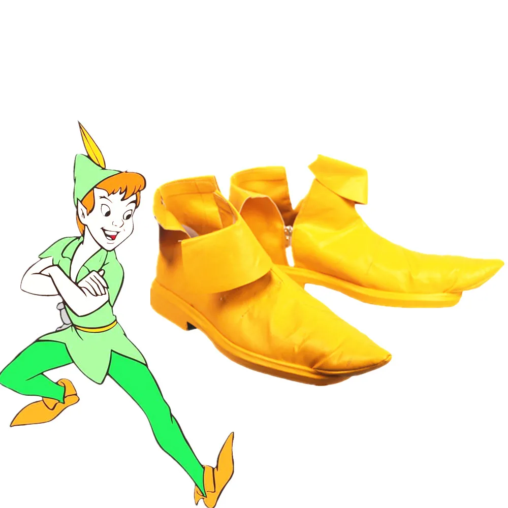 Бесплатная доставка обувь для косплея RainbowCos0 Питер Пэн мальчик который не