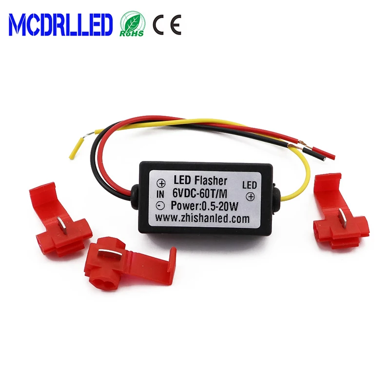2 шт. автомобильный стробоскоп контроллер для автомобильного светодиодного