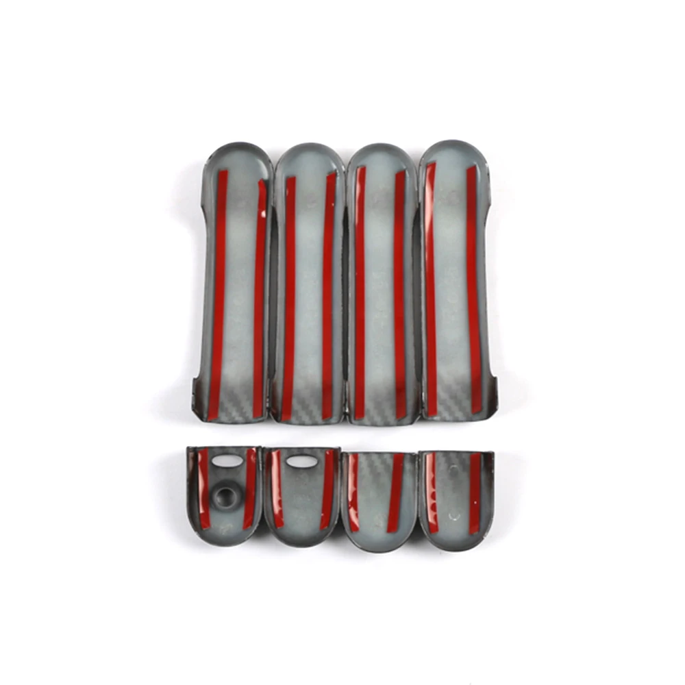 

Car Accessories ABS Carbon Gate Door Handle Trim Frame Sticker Cover Exterior Decoration Moulding for Nissan Tiida C11 2005-2010