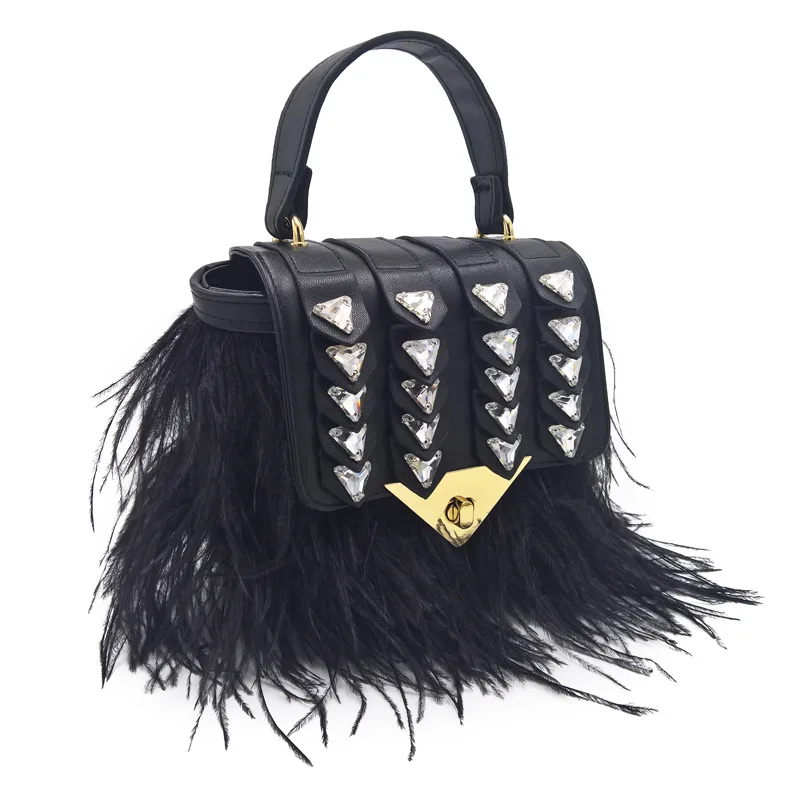 

2021 New Arrivals Women's Cross Body Bag PU Leather Tassel Chain Design Versatile Women Flap Bag