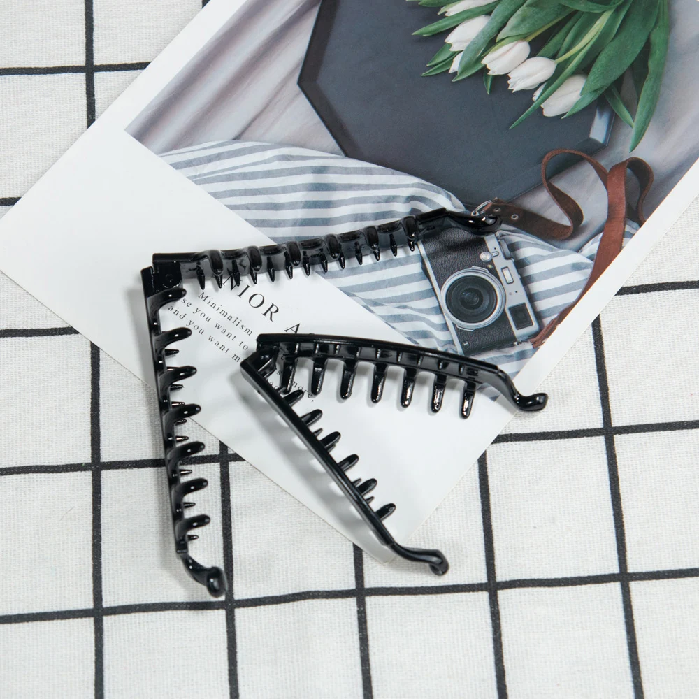 Женские заколки для волос в виде банана заколка хвоста черных когти шпильки