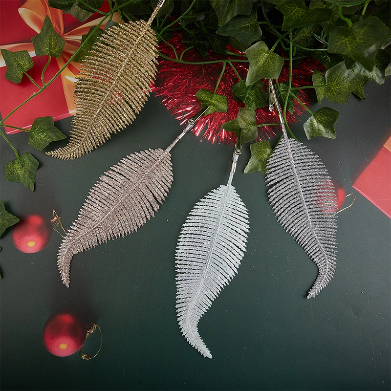 

1PCS Fashion New Feathers Christmas Tree Ornament Accessories Home Party Decoration Wedding Decor