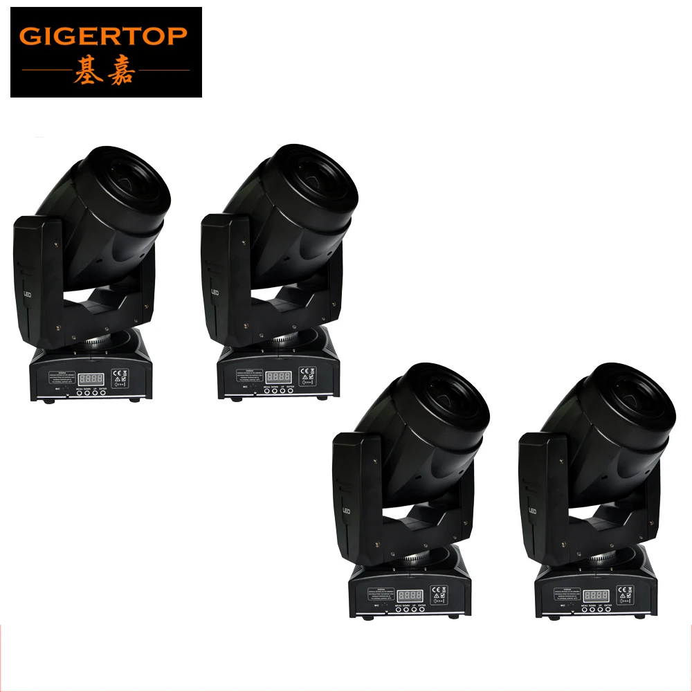 

TIPTOP 4 Unit 60W Mini Led Moving Head Light Small Mounting Size Gobo/Color Wheel LED Stage Effect Party Light 100V-220V