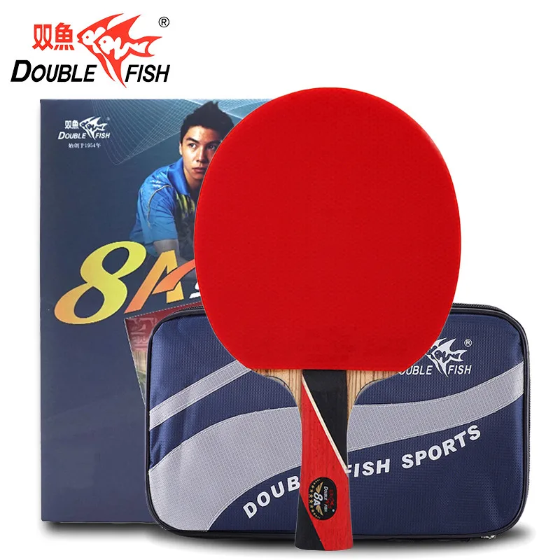 

Attack-loop Table Tennis Racket Professional Double Fish 8 Star Ping Pong Racket with ALC Blade & High Elastic Rubber