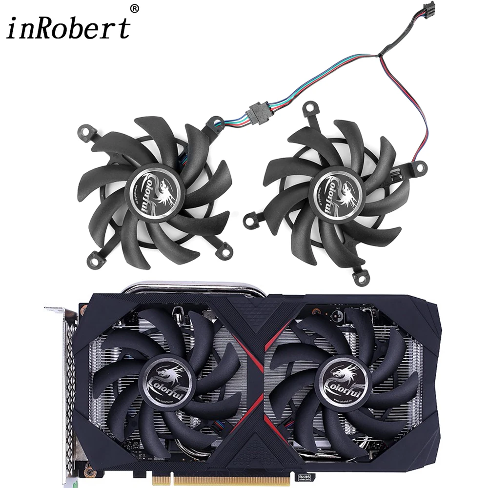 

New 85MM Cooler Fan Replacement For Colorful GeForce RTX 2070 2060 2060S SUPER 1660 Ti 1660S 1650S 1650 Graphics Video Card Fans