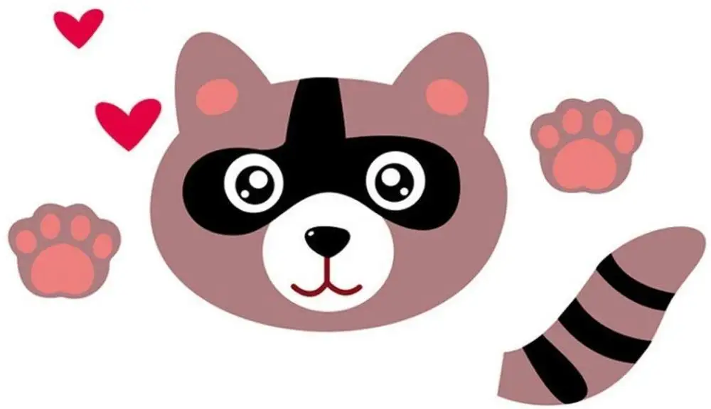 2 шт милый стикер для выключателя с изображением животного кота обезьяны Льва